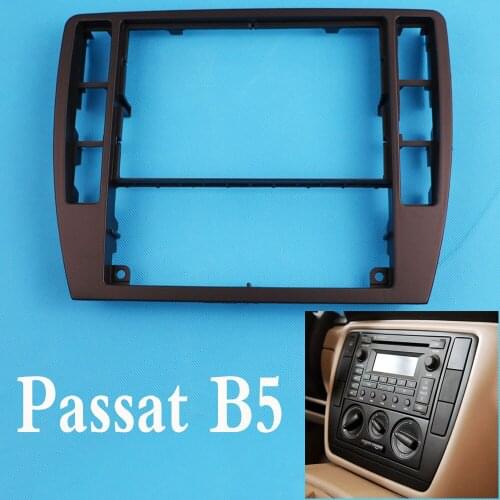 3B0858069 ABS Black Interior Dash Center Console Trim Bezel Panel Radio Face Frame For VW Passat B5 2001 2002 2003 2004 2005