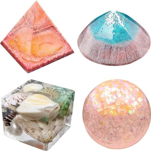 Large Pyramid Epoxy Resin Mold DIY Orgonite home decoration Pottery Polymer Clay Plaster Concrete Cement Silicone Molds