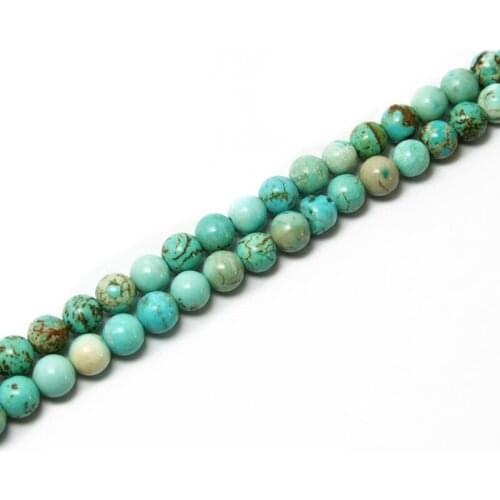 New Beads 8mm Round Ball Beads Natural stone beads dyed color 38-40cm 15'' For DIY Bracelet or necklace