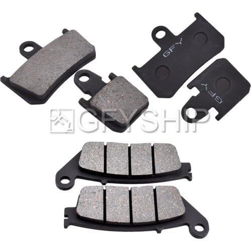 For YAMAHA MT-01 (6 piston radial caliper) 2007 2008 2009 MT 01 motorcycle Front Rear Brake Pads Brake Disks