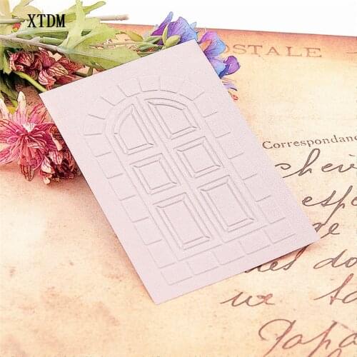 HOT plastic Wood grain craft card making paper card album wedding decoration clip Embossing folders
