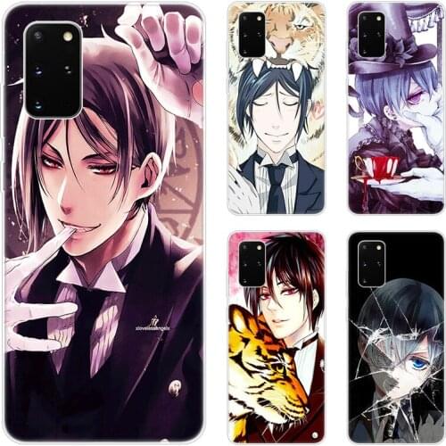 Anime Black Butler and a cat Case For Samsung Galaxy S20 Plus Ultra A01 A11 A21 A31 A41 A51 A71 A81 A91 A10S A20S A70S A70E A90