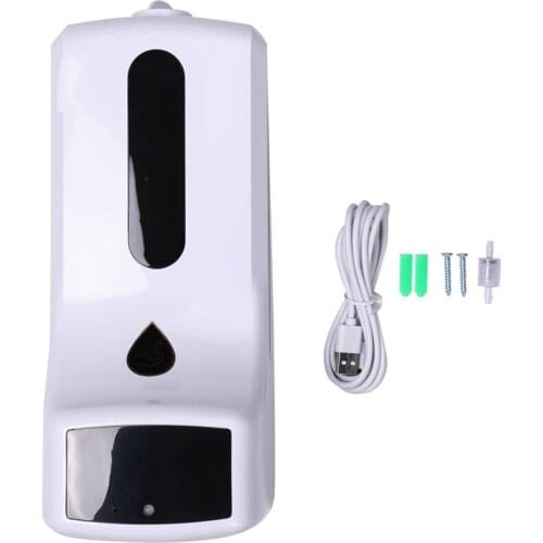 2 in 1 Infrared Thermometer K9 Automatic Soap Dispenser Palm Temperature Measurement and Disinfection Integrated Machine