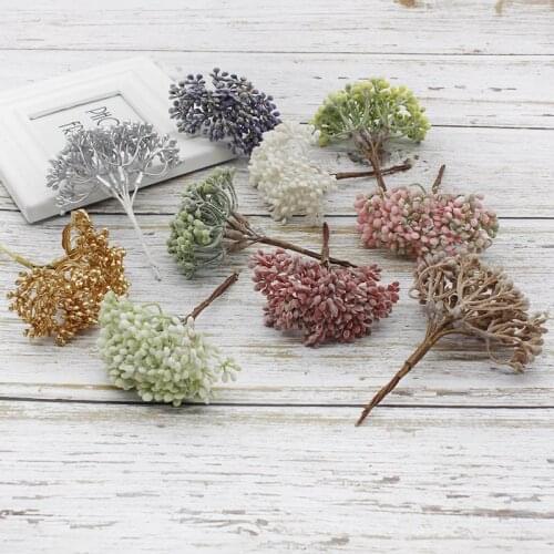 6 pieces Artificial plant Wedding Christmas decorations for home New Year Candy box Interior beautification Shooting props Gifts