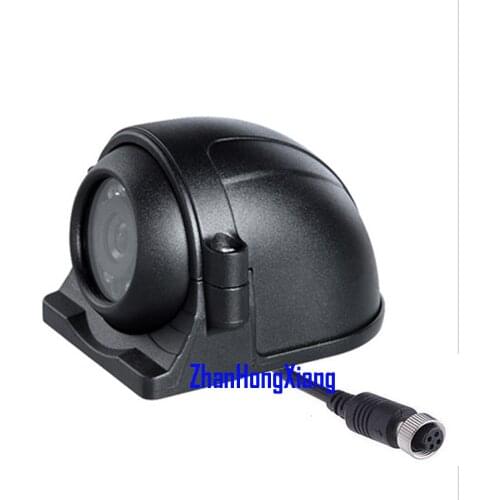 12LED IR Night Vision Side Rear View CCD Reversing Backup Parking Camera (4Pin or RCA Connector) For RV Truck Bus 12V/24V