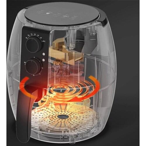 4.5L Kitchen accessories Digital LED Touch Screen Timer Temperature Control Power Oil Free Air Fryer