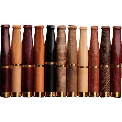 8mm 5 Mm Cigarette Redwood Cigarette Holder Circular Microfiltration Double Filter Cigarette Holder Smoking Set 85mm Length