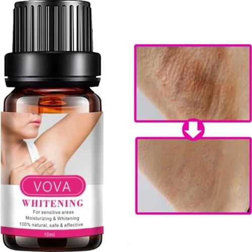 7 Days Armpit Whitening Oil Skin Lightening Bleaching Cream Underarm Dark Skin Legs Knees Whitening Intimate Body Essential Oil