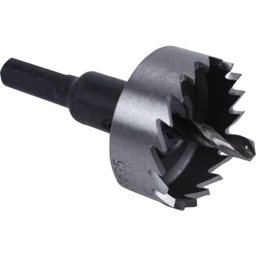 Hole Saw Tooth HSS Steel Hole Saw Drill Bit Cutter Tool for Metal Wood Alloy 35Mm