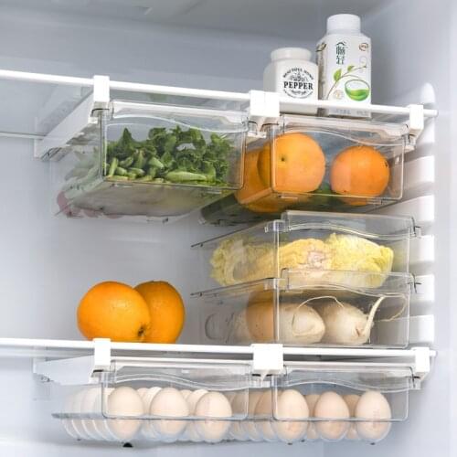 Refrigerator Hanging Drawer Storage Box Food Fruit Storage Box Egg Box Egg Rack Egg Tray Plastic Fresh-keeping Box