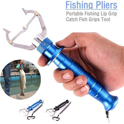 Portable Stainless Steel Fishing Plier Grip Hook Trigger Type Aluminum Alloy Fish Control Device
