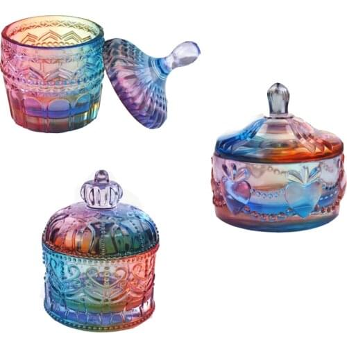 DIY Crystal Crown Bottles Mold for Epoxy Resin Trinket Box Making Silicone Mold Resin Storage Supplies Resin Art Home Deco Mold