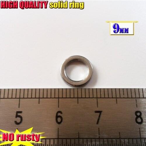 FISHING SOLID RING 304 stainless steel OD7.6mm 500pcs+OD9mm 500pcs+OD10.6mm 500pcs+OD12.2mm 500pcs total 2000pcs