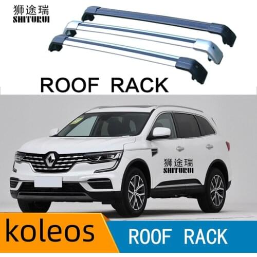 SHITURUI 2Pcs Roof bars For RENAULT KOLEOS II 2016 2017 2018 2019 (HC_) Aluminum Alloy Side Bars Cross Rails Roof Rack Luggage