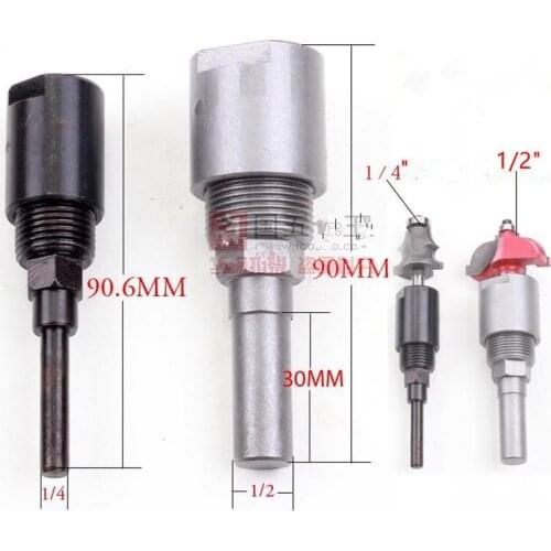 Engraving trimming Lengthening bar carpenter milling cutter lengthening rod DIY for MAKITA HITACHI BOSCH