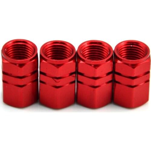 Car Tire Valve Stem caps Aluminum Tire Wheel Rims Stem Air Valve Caps Tyre Cover For Car Truck Tire Screw Dust Cover Airtight