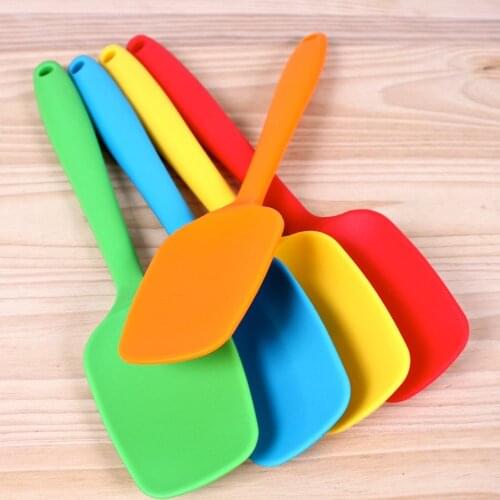 Silicone Cream Baking Scraper Non Stick Butter Spatula Nylon Chocolate Spreader Heat Resistant Kitchen Pastry Tools