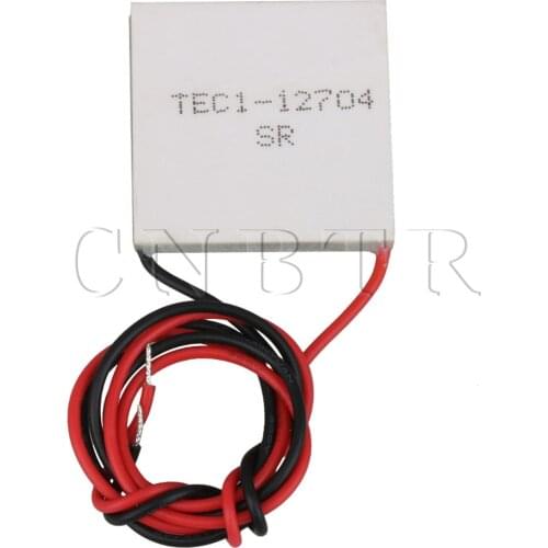CNBTR TES1-12704 DC12V 3.2A 38W White DIY Kit Thermoelectric Peltier Cooler Refrigeration Cooling System Heat Sink Conduction