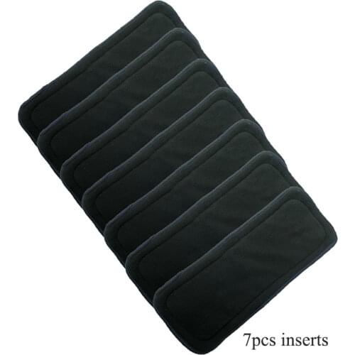 Free shipping bamboo charcoal insert for baby cloth diaper,baby diaper insert 10pcs/lot