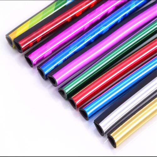 Universal 10pcs/Set Auto Parts Car Colorful Air Conditioning ventilate Outlet Trim Strip Interior Decorative Stickers parts
