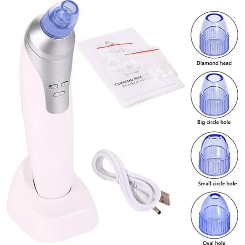 Blackhead Remover Face Deep Nose Cleaner T Zone Pore Acne Pimple Removal Vacuum Suction Facial Diamond Beauty Clean Skin Tool