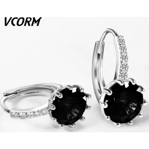 Женские серебрянные серьги VCORM China At AliExpress