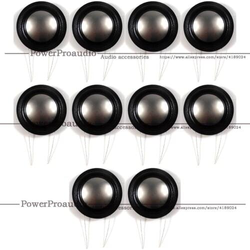 10PCS 25.9mm 1.02inch Tweeter Voice coil 8ohm 26 Core Titanium Diaphragm High Sensitivity Same Side For B&W Speaker Repair