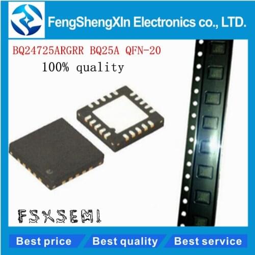 10pcs/lot NEW BQ24725ARGRR BQ25A BQ24725A VQFN-20 chip
