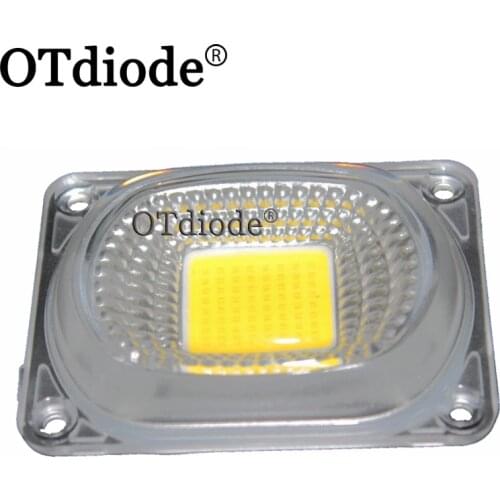 2Sets LED Lens Reflector For LED COB Lamps Include: PC lens+Reflector+Silicone Ring Lamp Cover shades FloodLight DIY