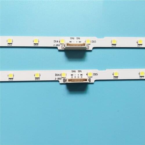 100% New 2pcs/Kit LED strips for SAMSUNG 43 TV UA43NU7090W UE43NU7120K UE43N5510AU CY-NN043HGAV6H LM41-00606A V8N1-430SM0-R0