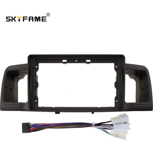 SKYFAME Car Frame Cable For TOYOTA COROLLA ALTIS 2003-2012 Screen Audio Dash Panel Frame