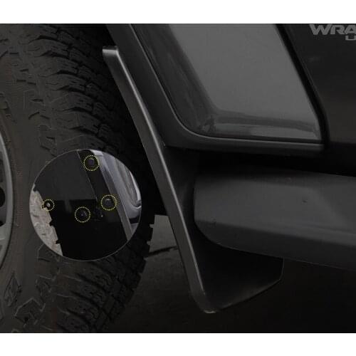 Fender modification accessories tire mud retaining modification car Accessories For JEEP Wrangler JL 2018 2019