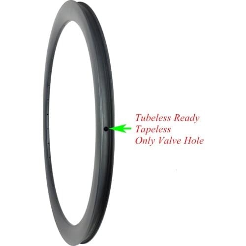 385g 42mm asymmetric road disc carbon rim tubeless ready tapeless 25mm U shape disk wheel UD 3K 12K matte glossy 20H 24H 28H 32H
