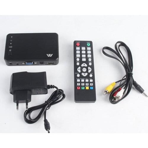 Full HD Media player Mini Autoplay Full HD 1920x1080 HDMI VGA AV USB Hard Disk U Disk SD/SDHC/MMC card latest F10 ExternalPlayer