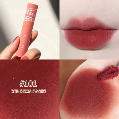 6 Color Lipstick Non Stick Cup Moisturizing Long Lasting Velvet Matte Liquid Lip Glaze Makeup Tools Velvet Matte Lipstick