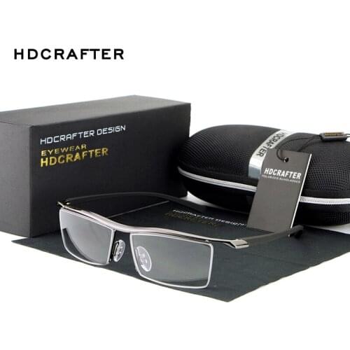 HDCRAFTER Brand TR90 Myopia Transparent Glasses Frame Unisex Spectacle Frame Eyeglasses Accessories for Men/Women Eyewear