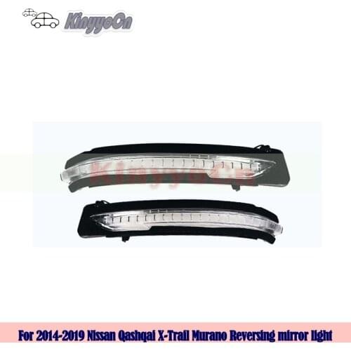 Kinyyocn For Nissan Qashqai X-Trail Murano 2014 15 - 18 2019 External Mirror LED Turn signal lamp Side Mirror lamp Blink light