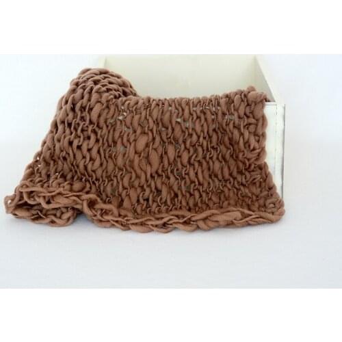 Crochet Layer Fabric Blanket Filler Newborn Knitted Blanket Layer Baby Chunky Knit Blanket Basket Stuffer Filler Photo Props