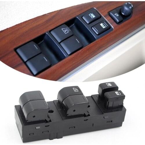 50% Hot Sales! Lifter Switch Easy Installation Durable ABS Front Left Power Window Switch 25401-JG410 for Nissan X-Trail 2 T31 2