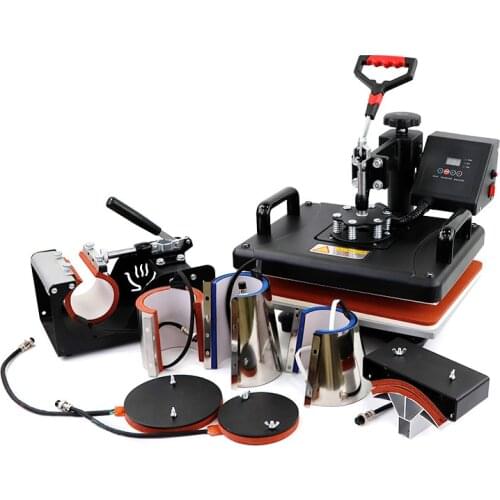 Fahrenheit degree 8 in 1 multifunction heat press machine 8 in 1 combo heat perss machine for sale