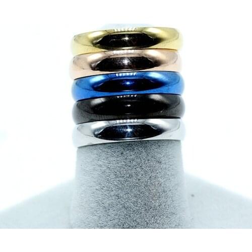 Male Ring size 5 12 Rose Gold Finger Wedding Rings For Women Jewelry Men And Lovers Stainless Steel Anillos Anel Masculino