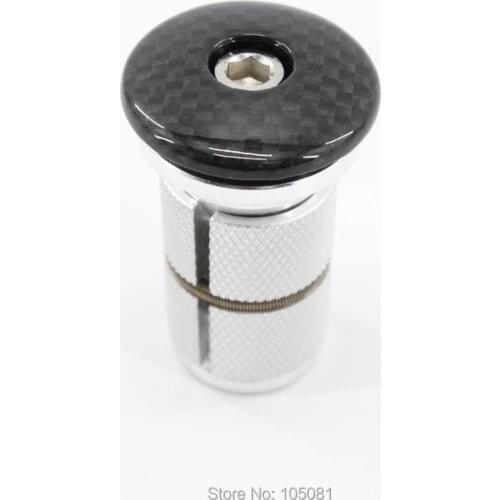 Newest bicycle headsets size adjustment Locking device with carbon top cap bike headsets swell hanging nut with cover Free ship