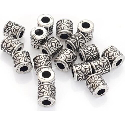 Wholesale 1500Pcs/Lot 8MM Vintage Inspired Plating Acrylic Antique Design Spacer Beads DIY Jewelry Making Accessories
