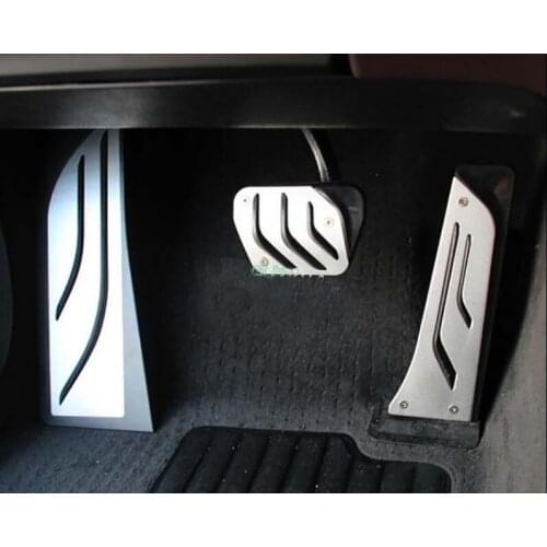 Gas Fuel Brake Footrest Pedal Plate Pad AT For BMW F20 F30 F31 116i 118i 120i 125i 316i 318d 318i 320i 328i 335i 1 3-series