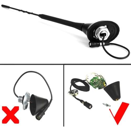 Car Auto Truck Vehicle Roof Radio FM Antenna Aerial Amplifier Booster 9 11 16 inch for BMW for Toyota for Audi for Volkswagen