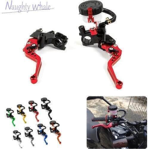 Motorcycle Motocross Brake Clutch Levers CNC Moto Handlebar Hydraulic Brake Pump FOR YAMAHA PW80 PW 80 Peewee80 PY80 PY 80 G80T