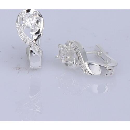 Weight Loss Earrings Cubic Zirconia Earrings Acupoint Stimulation Fat Burning
