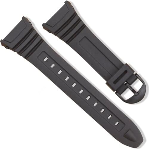 Replacement Strap Bracelet for Casio W-96H Sport Watch Band Belt Watchband W-96H-1AV W-96H-9AV Adjustable Breathable PU Parts