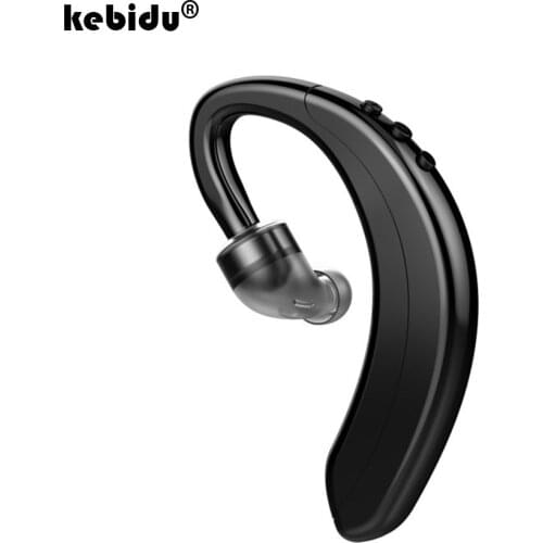 Kebidu Sports Mini Business Earphone HD Call Noise Reduction Stereo Earphone Wireless Bluetooth 5.0 Long Standby Single Ear