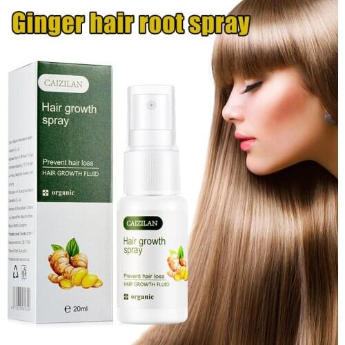 Hair Growth Spray Ginger Essence Hair Growing Spray Fast Grow Hair for Women Men 20ml MPwell